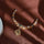 Trendy Women’s Jewelry Set – Fashion Necklace, Earrings & Bracelet – Elegant Gold Plated Accessories
