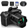 Professional Digital Camera – High Resolution 4K Video Camera with Zoom Lens for Photography & Vlogging